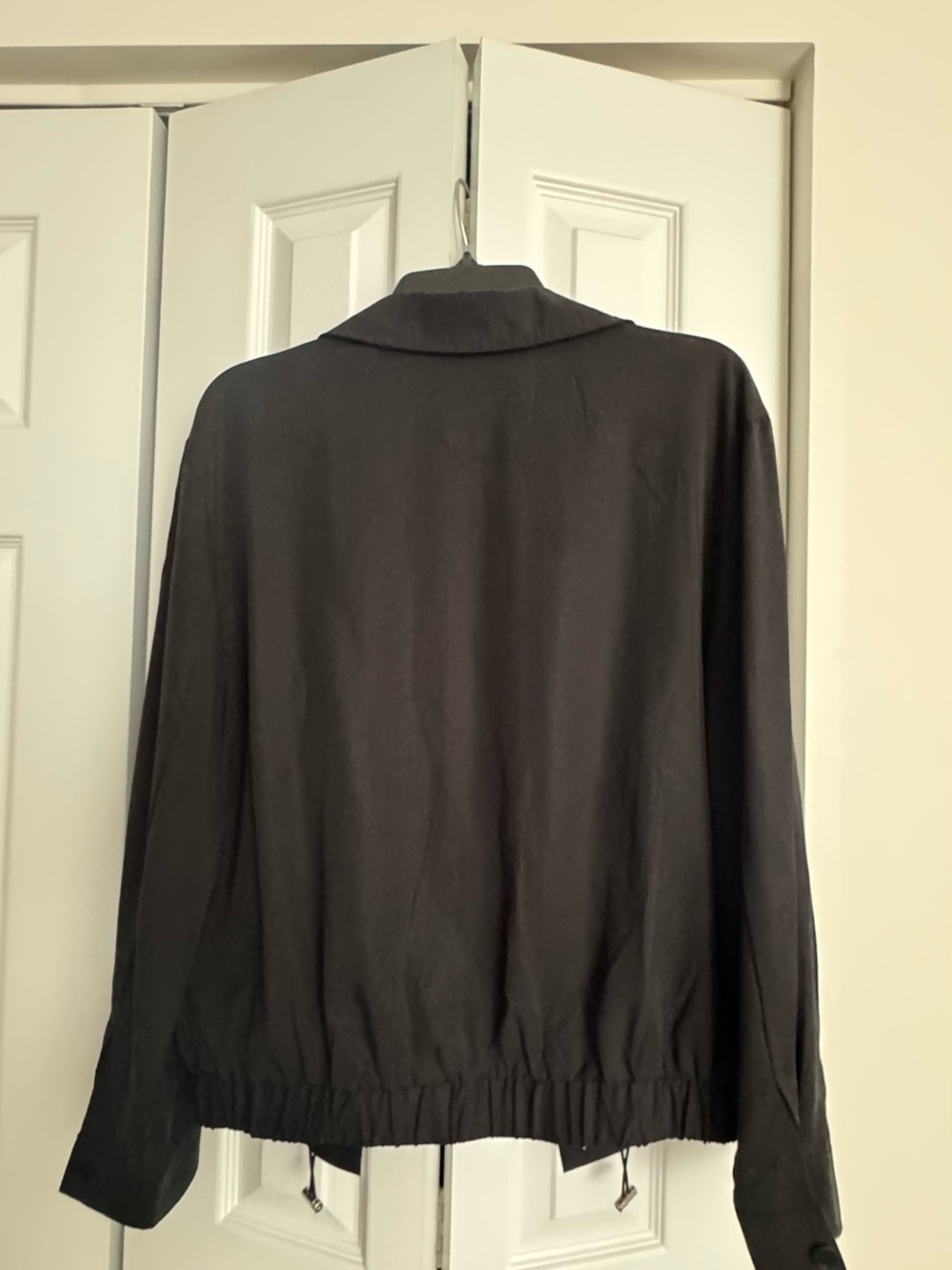 Black Button-Front Jacket - Extra Large - Picture 10 of 10